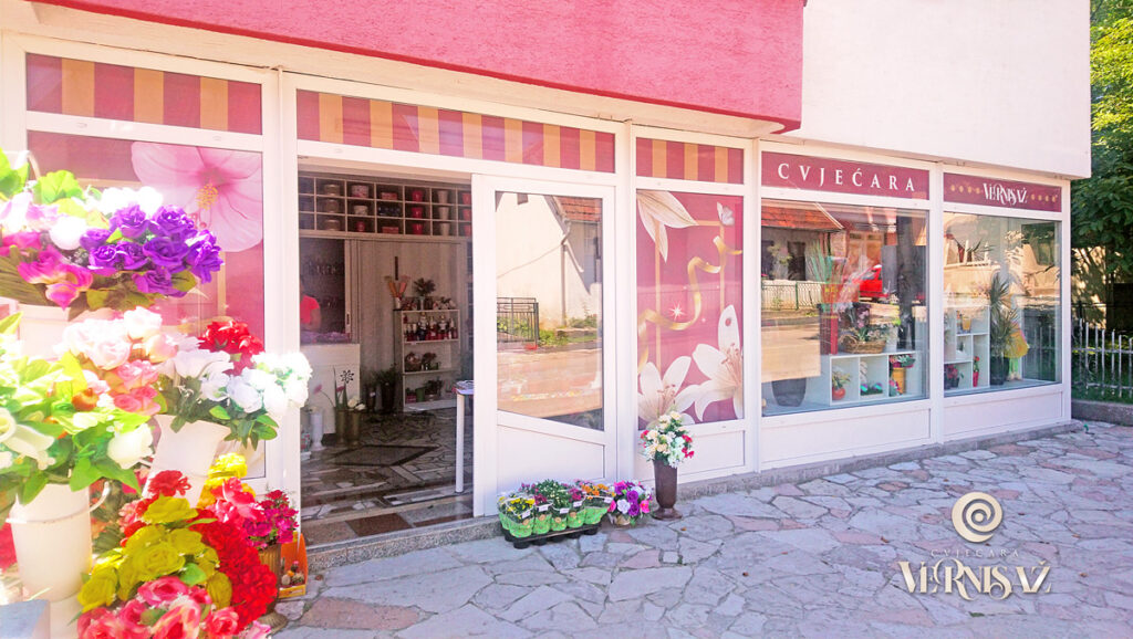Cvjećara Vernisaž - Izlog