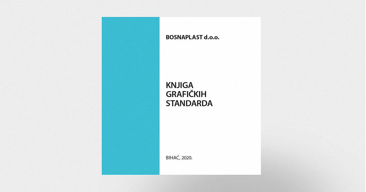 Brand Book / Knjiga grafičkih standarda kompanije "Bosnaplast" d.o.o.