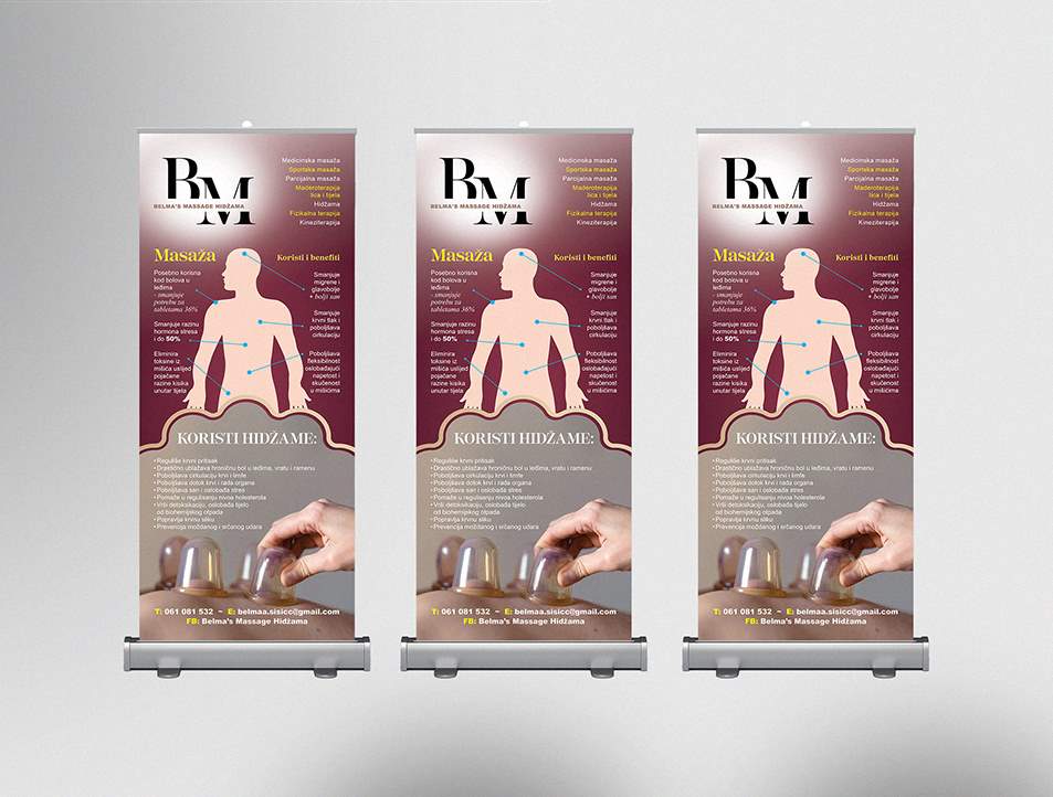 Hidžama Ilidža roll-up baner
